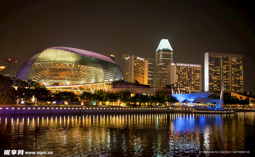 城市夜景图