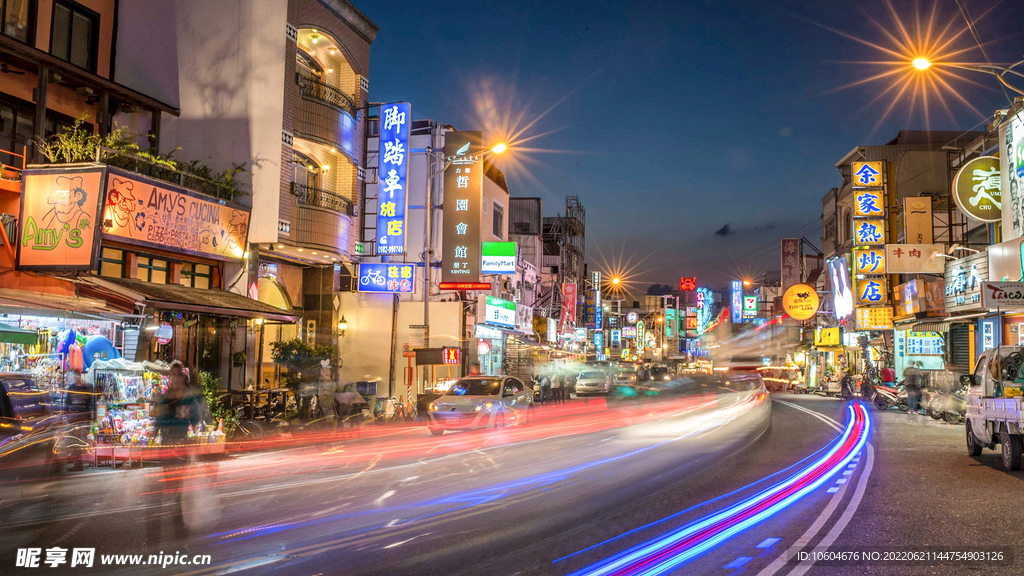 城市夜景图