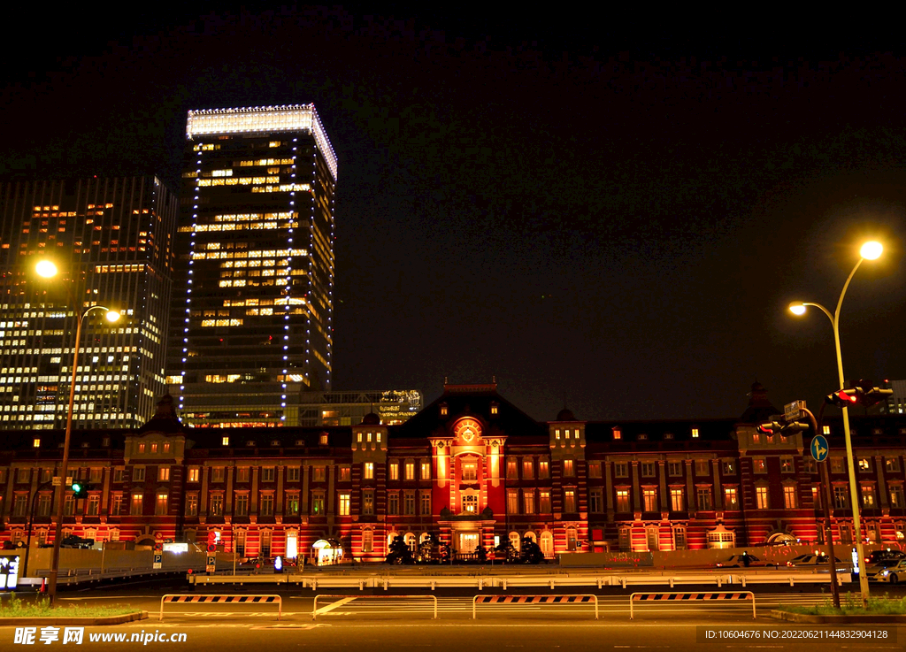 城市夜景图