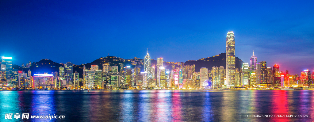 城市夜景图