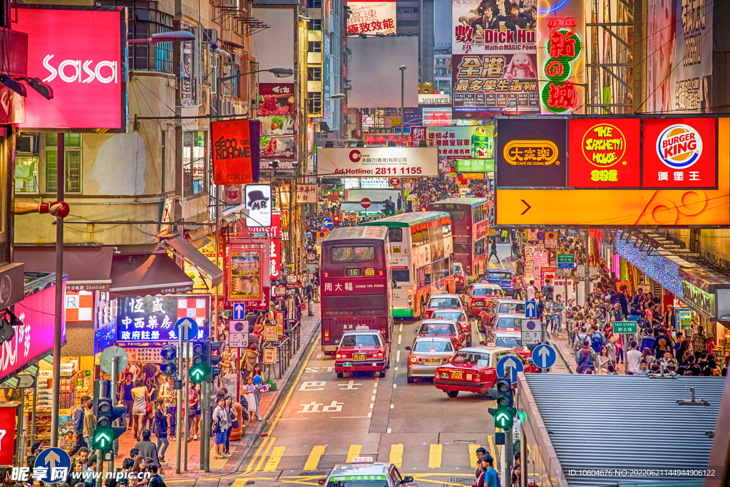城市夜景图