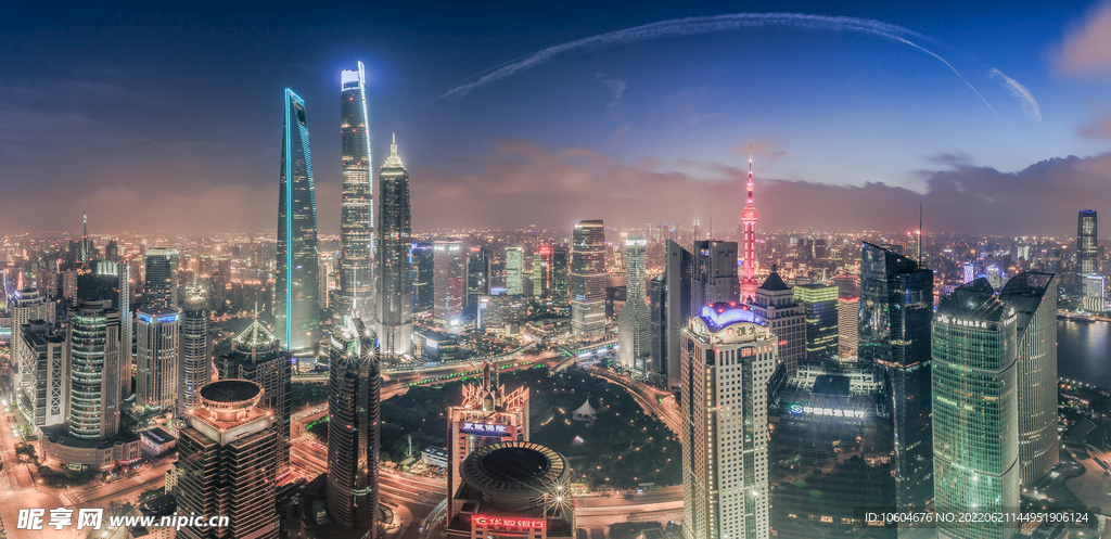 城市夜景图