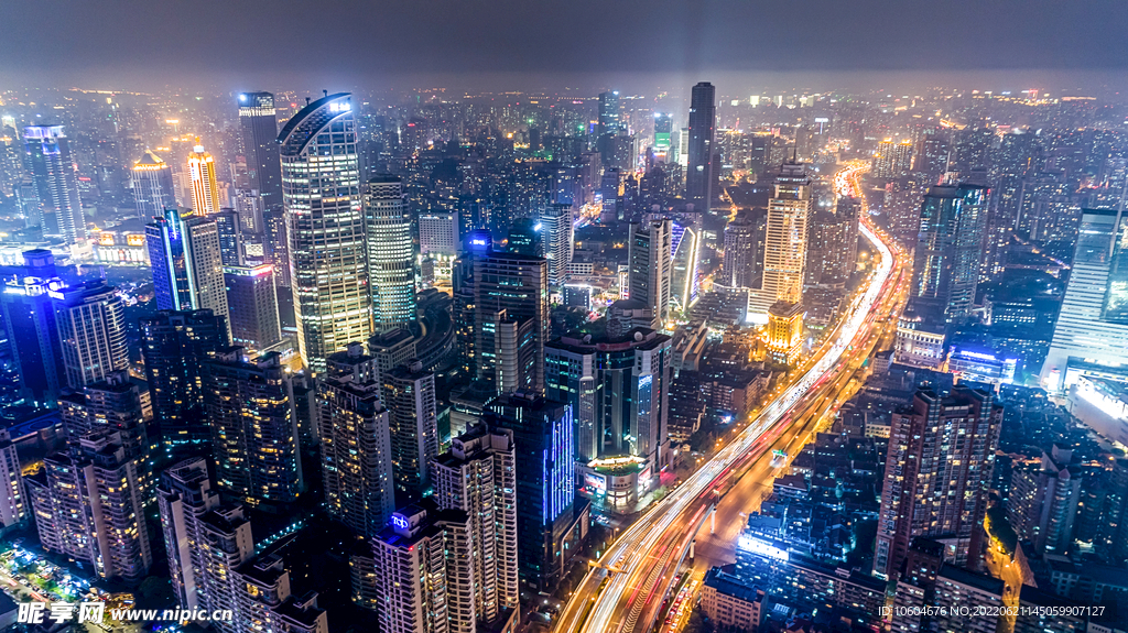 城市夜景图