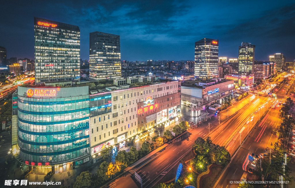 城市夜景图
