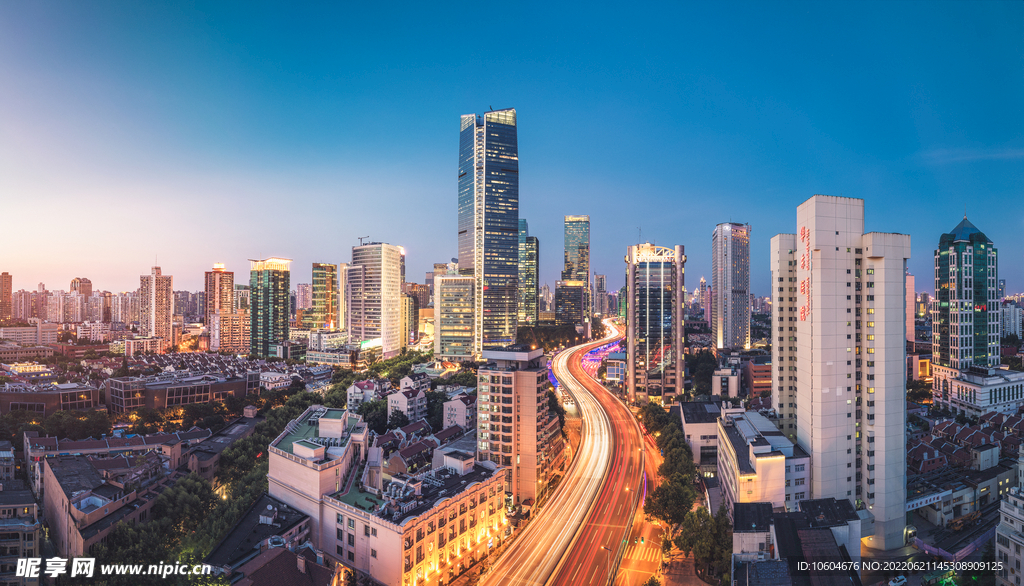 城市夜景图