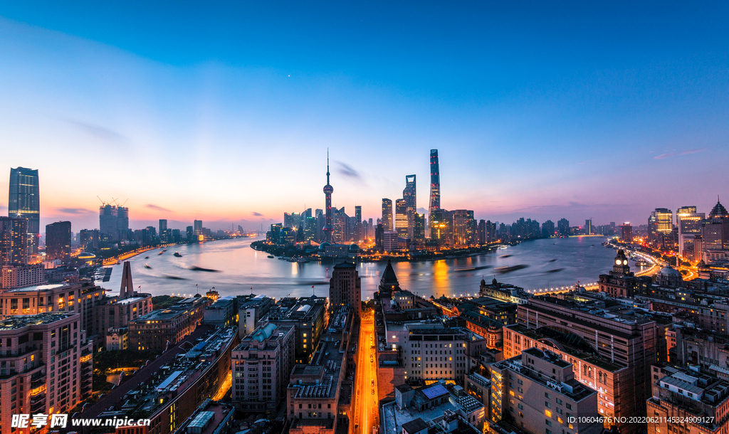 城市夜景图 
