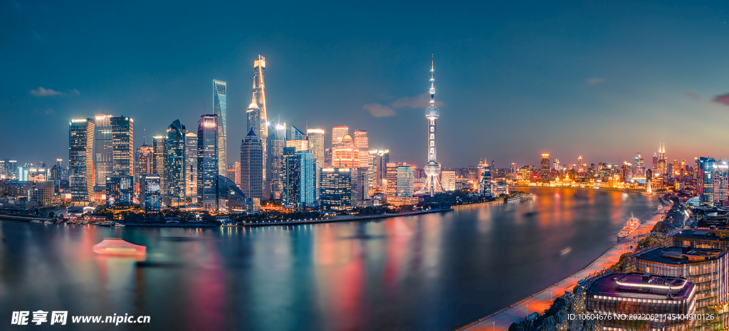 城市夜景图