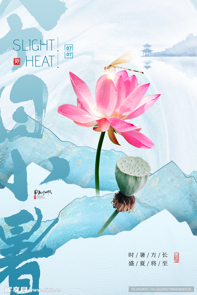 小暑海报