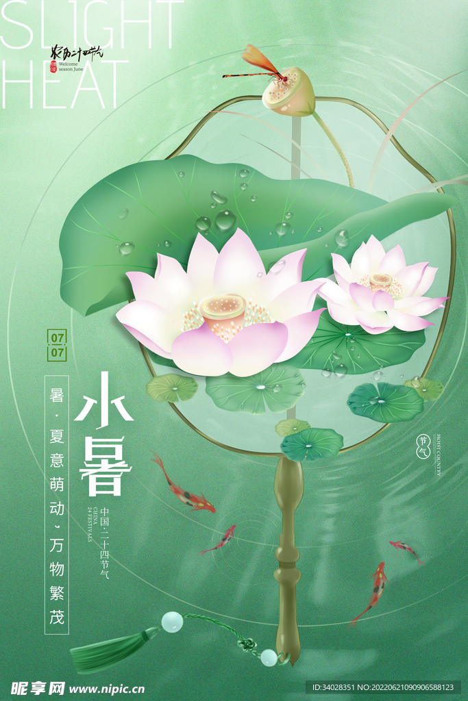 小暑海报