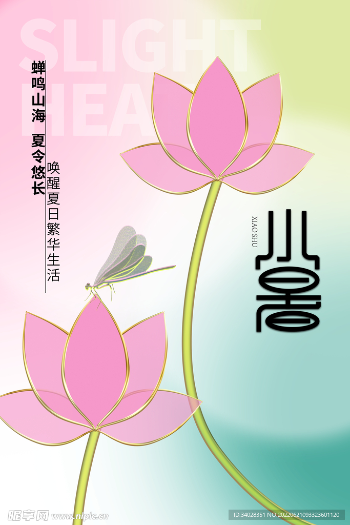 小暑海报