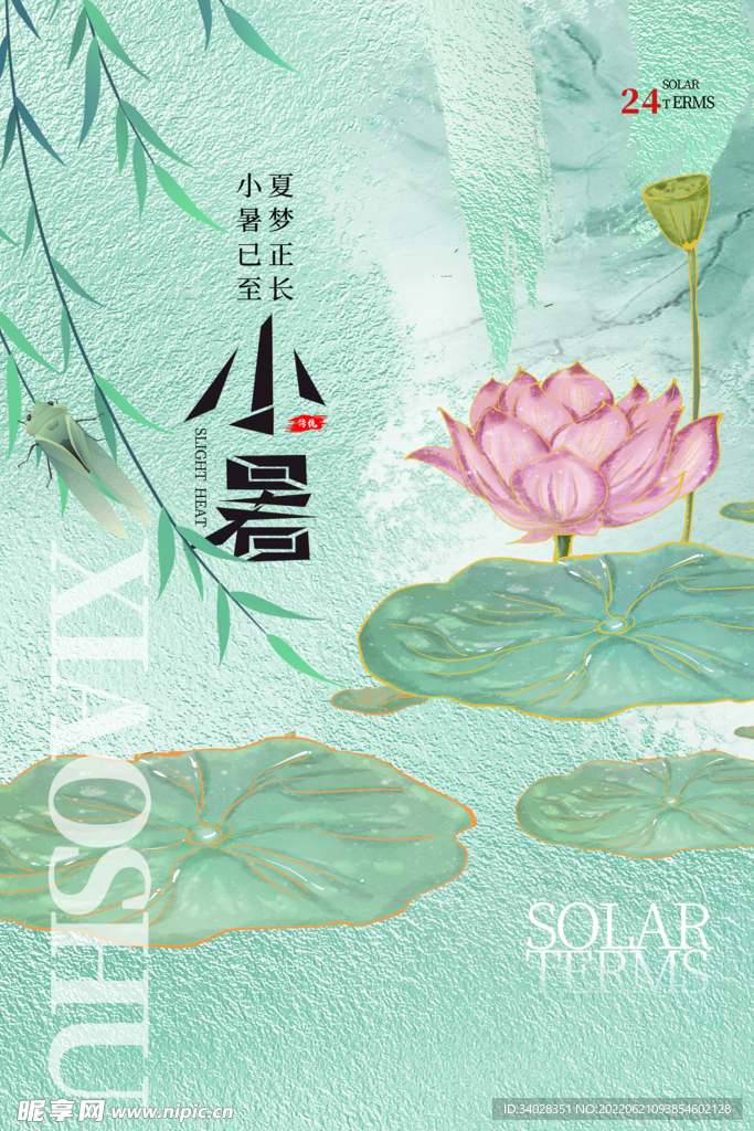 小暑海报