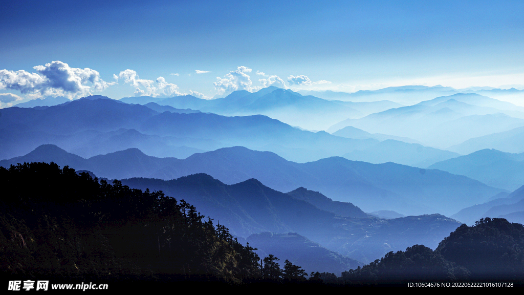 山水风景  唯美风景 山脉