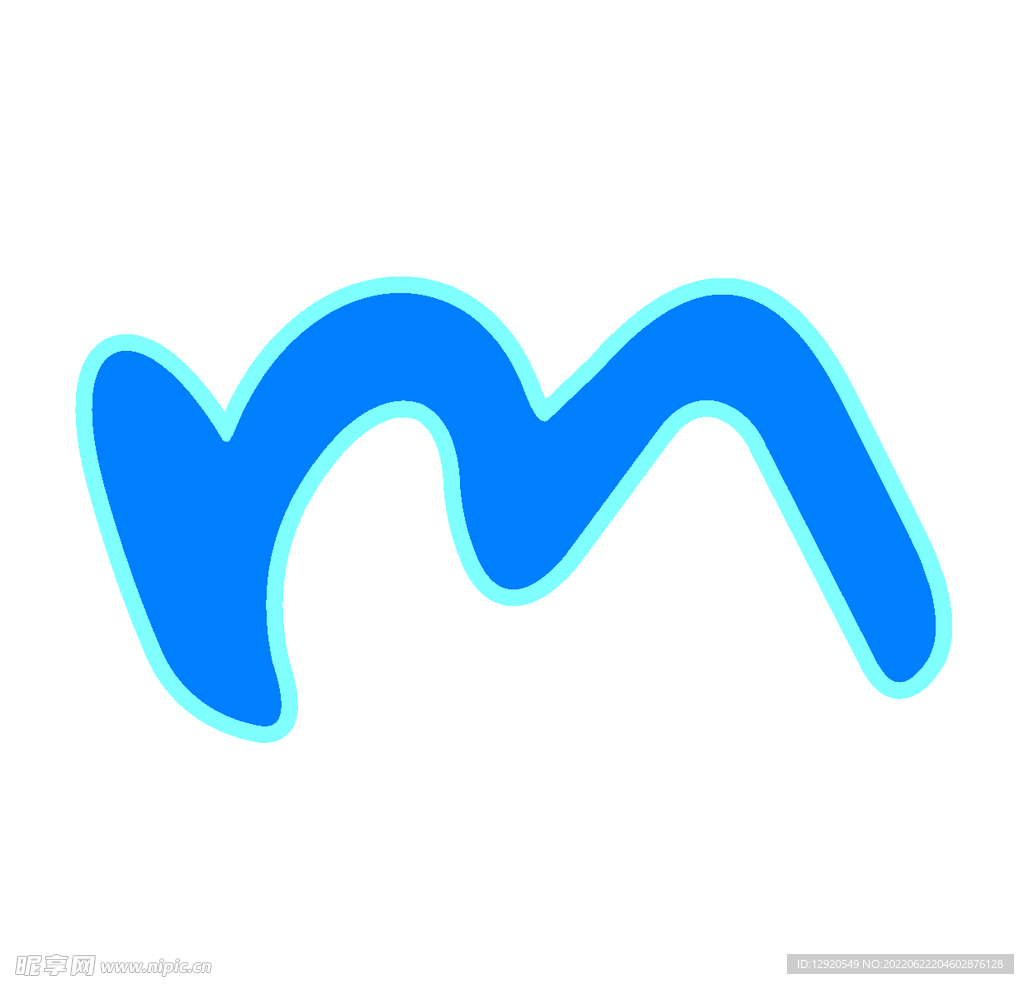 数码英文M字母
