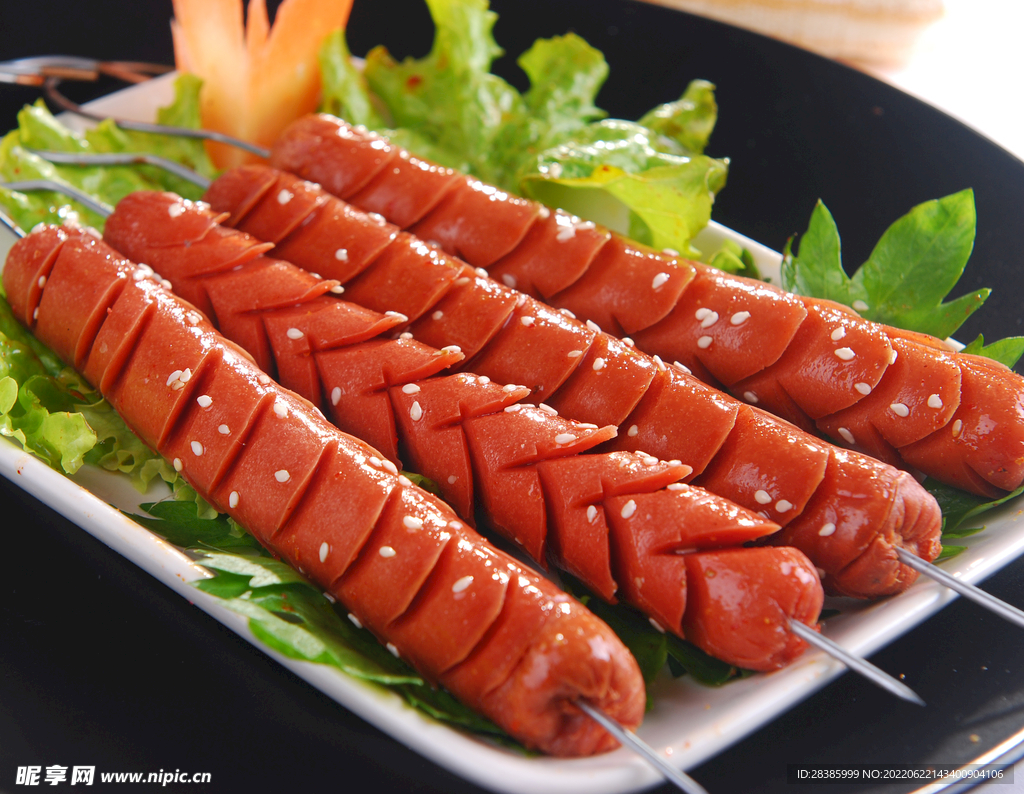烤火腿肠
