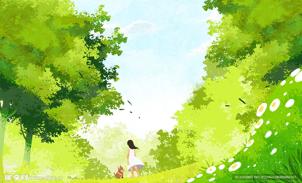 风景插画