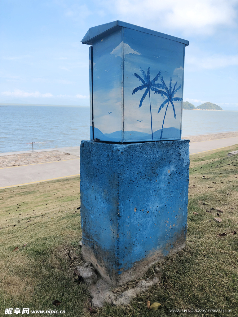 海边 城市艺术一角