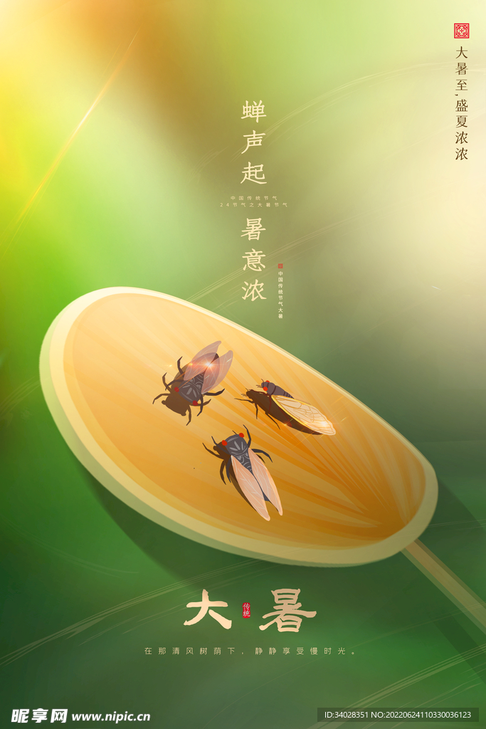 大暑海报