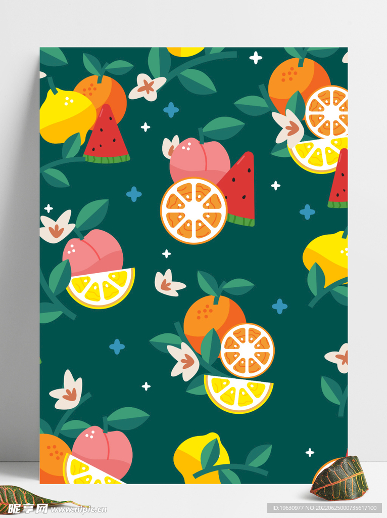 水果底纹