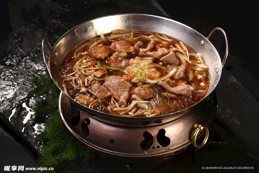 锅仔粉丝牛肉