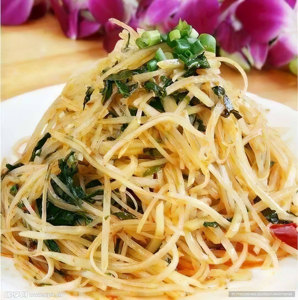 椒蒿土豆丝