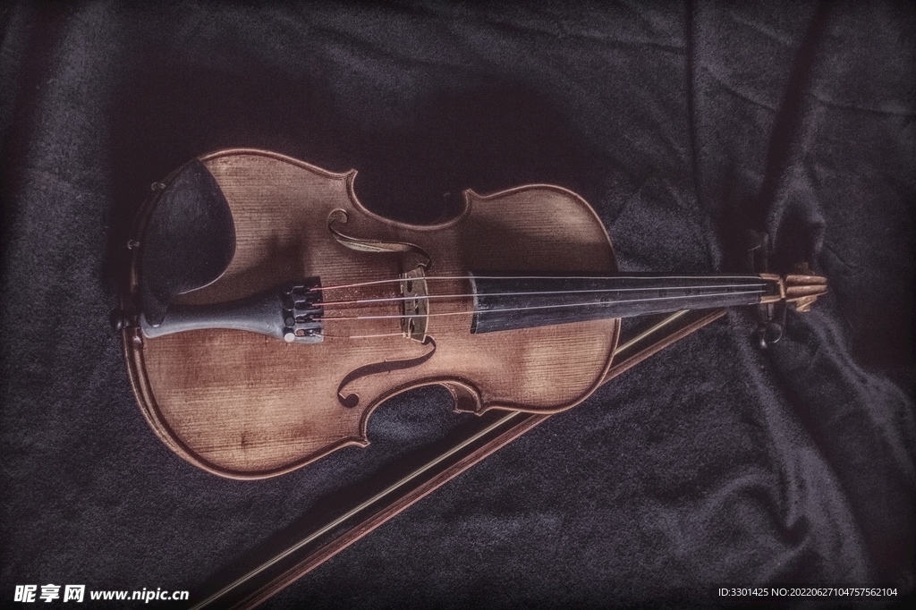 复古小提琴 