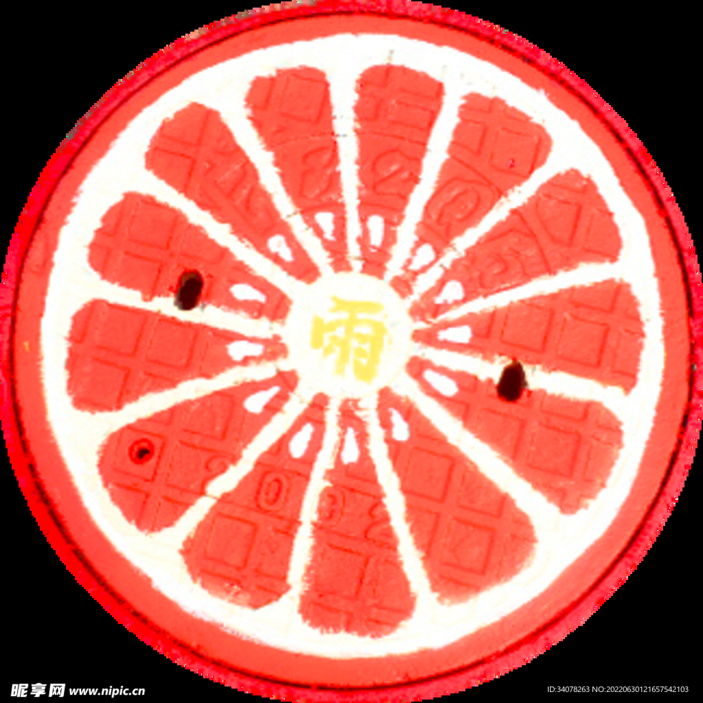 井盖涂鸦