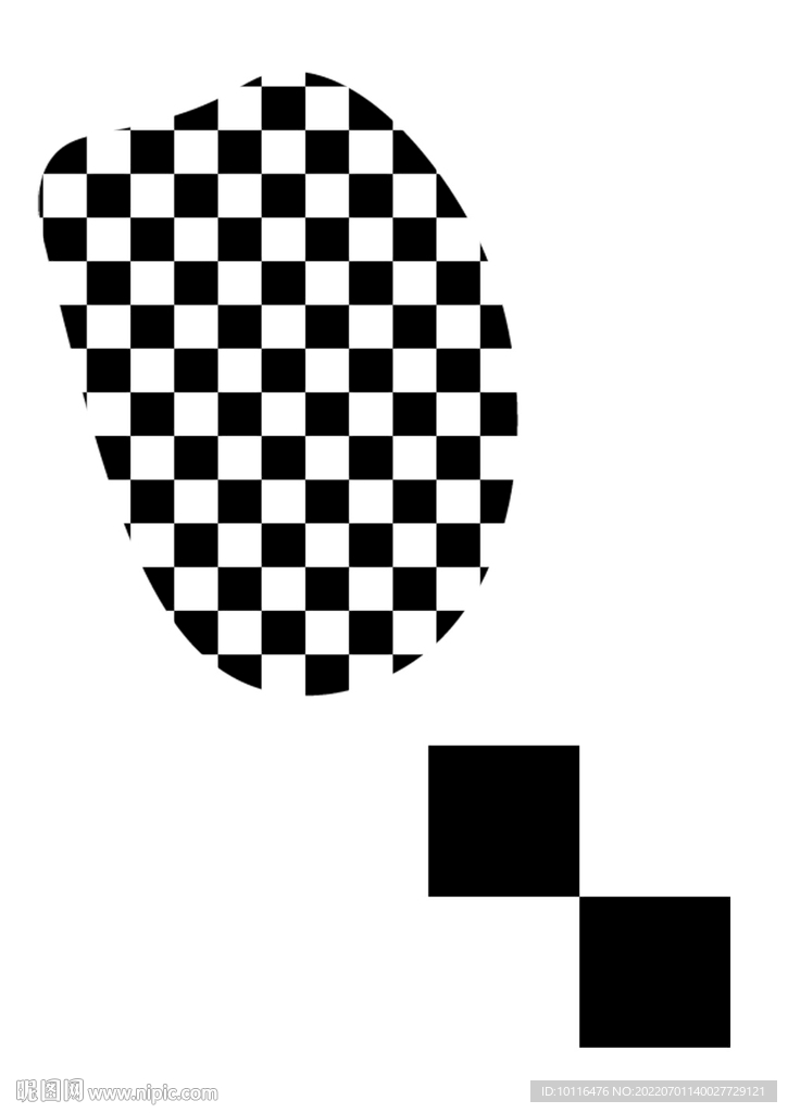 黑白方格图案背景