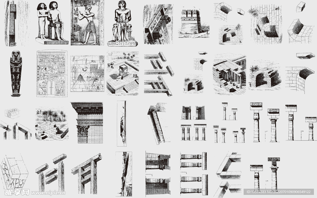 古埃及插图