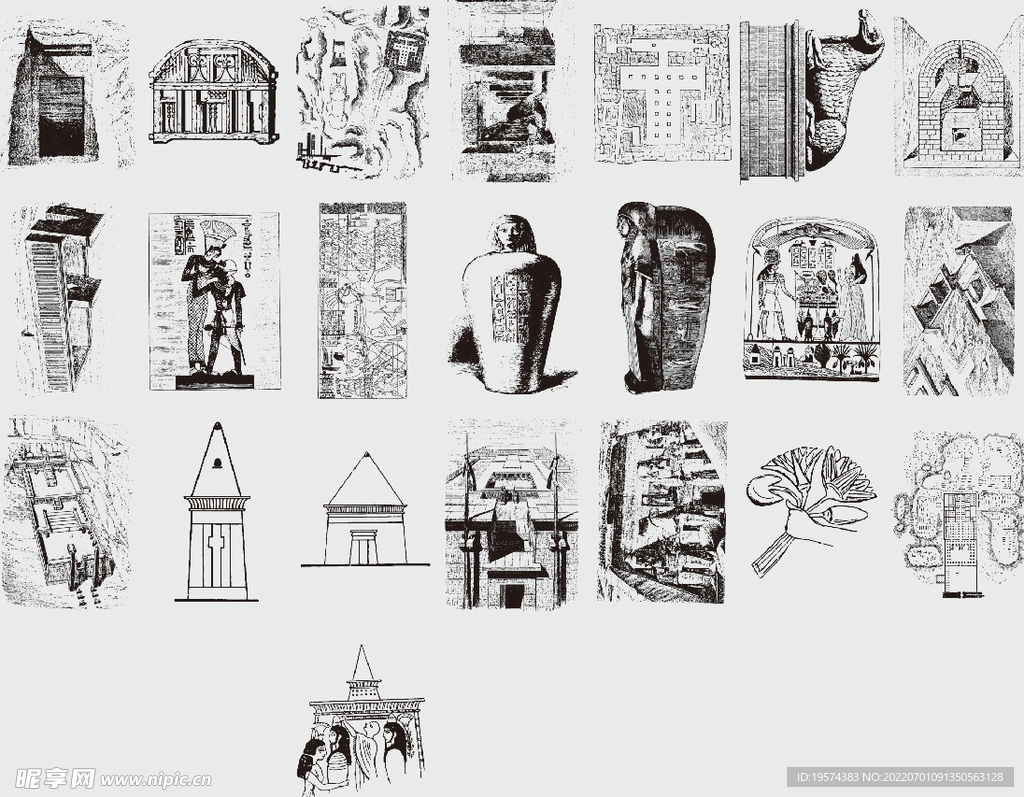 古埃及插图