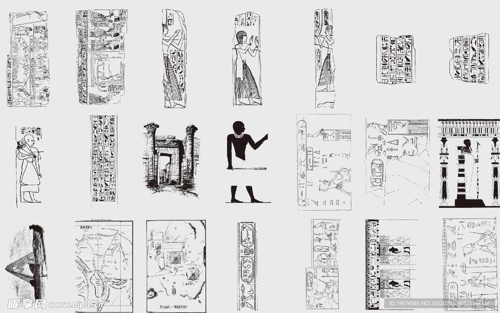 古埃及插图