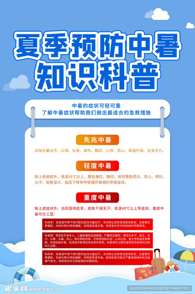 夏季防暑海报