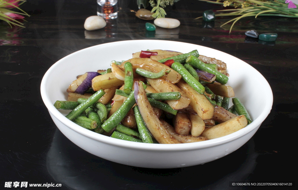 茄子炒豆角