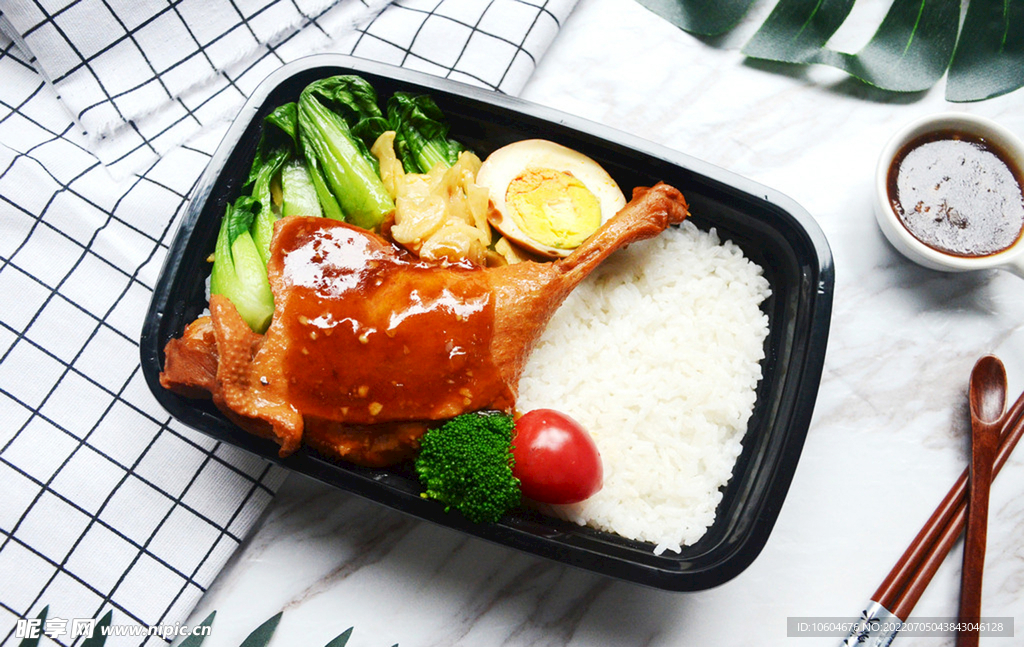 醇香鸭腿便当