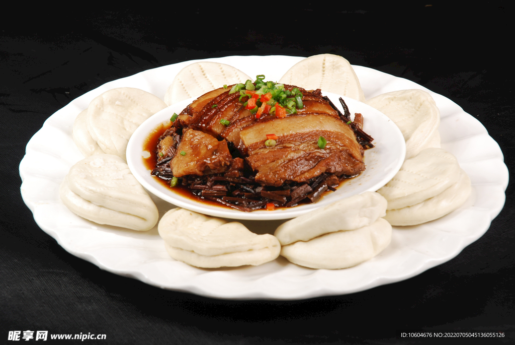 商芝肉带饼