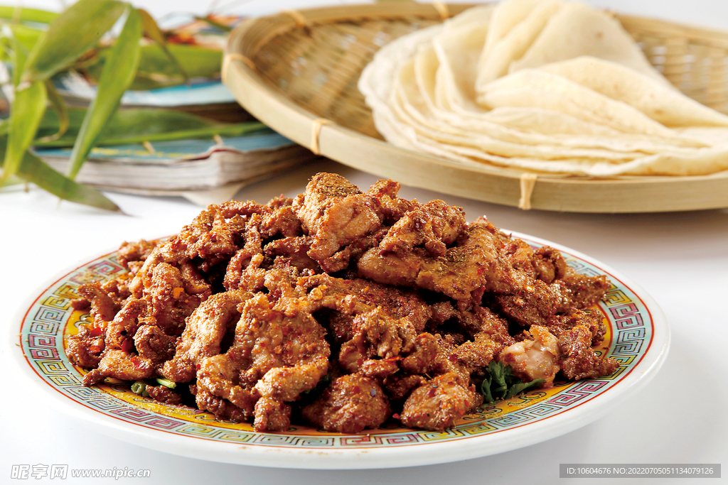 孜然羊肉卷饼