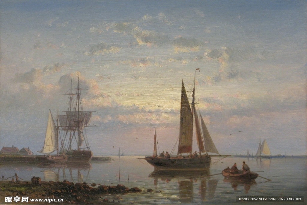 油画  