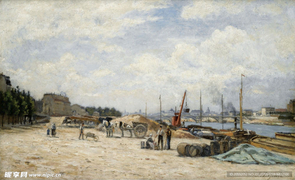 油画 