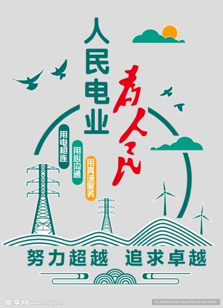 国家电网展板