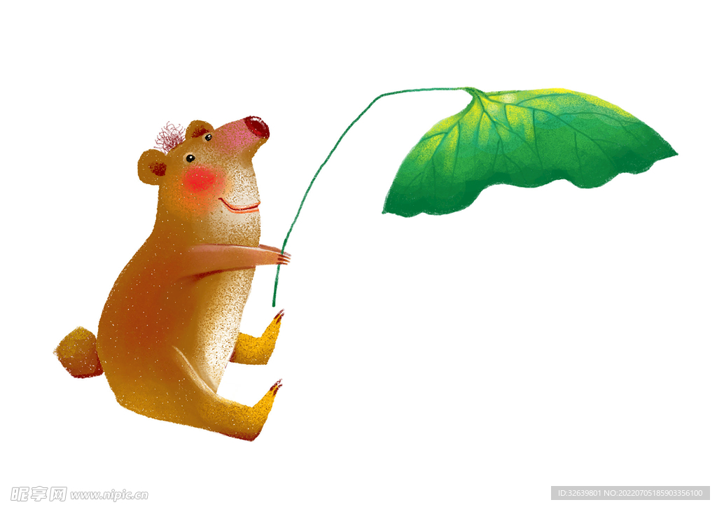 卡通插画 熊