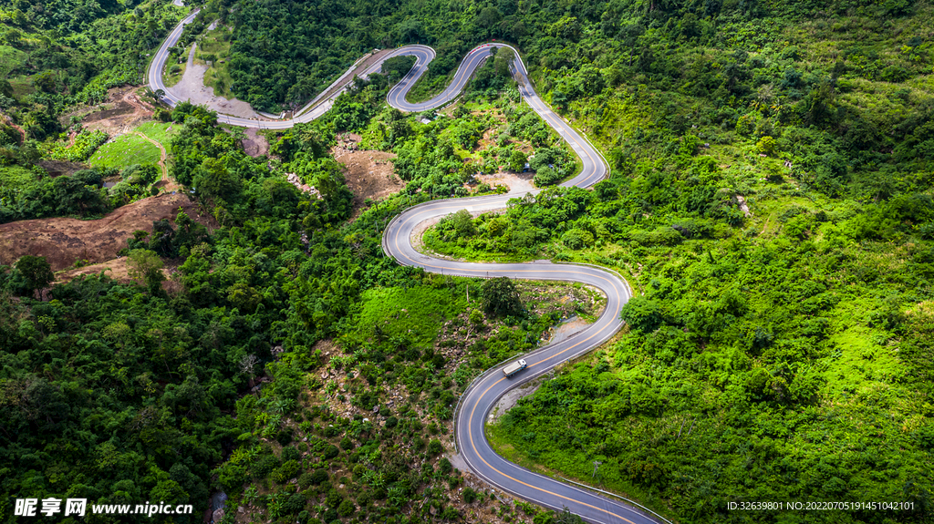  自然风光 山路十八弯