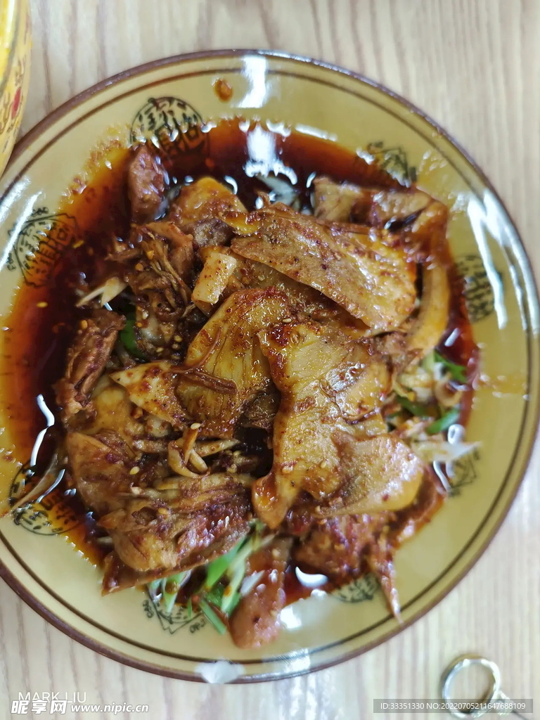 凉拌白肉