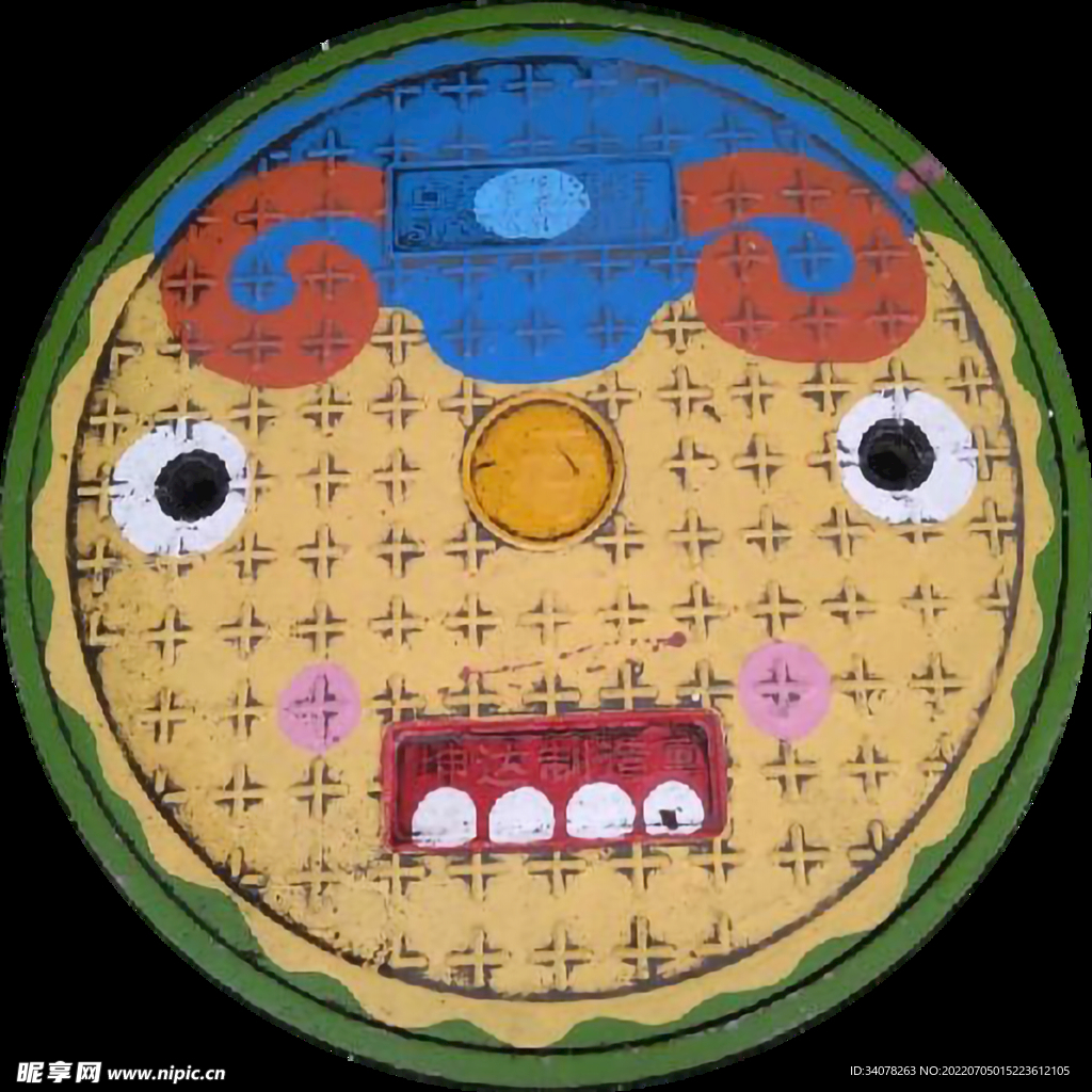井盖涂鸦