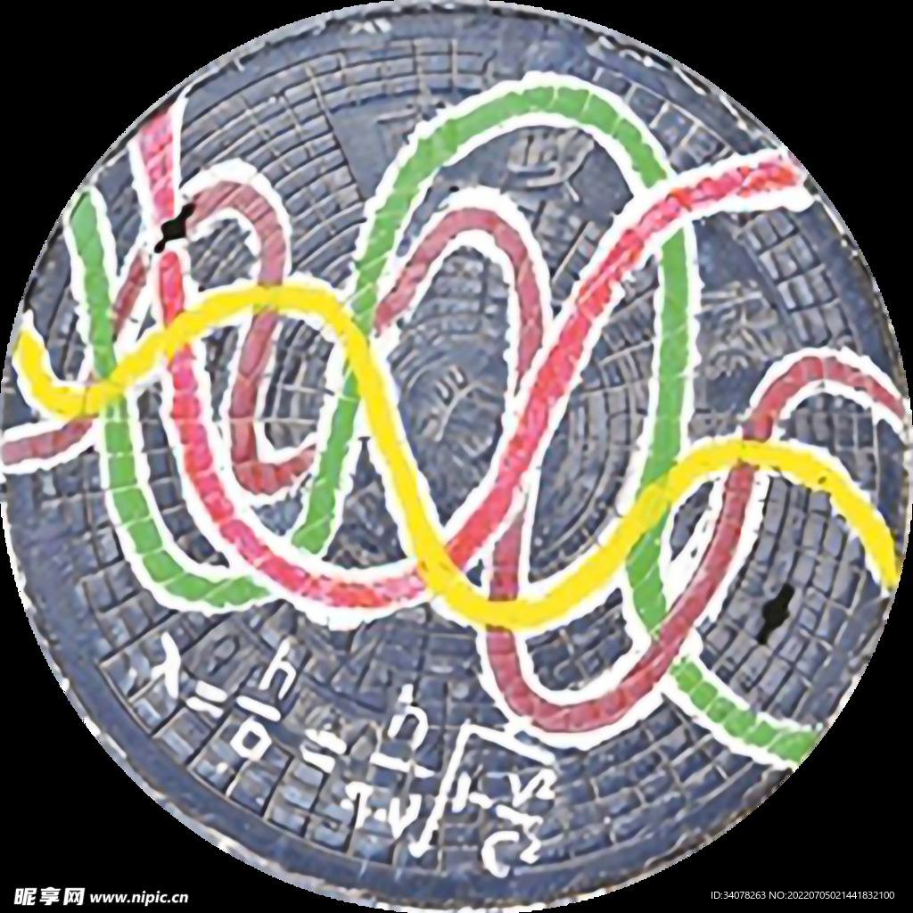 井盖涂鸦