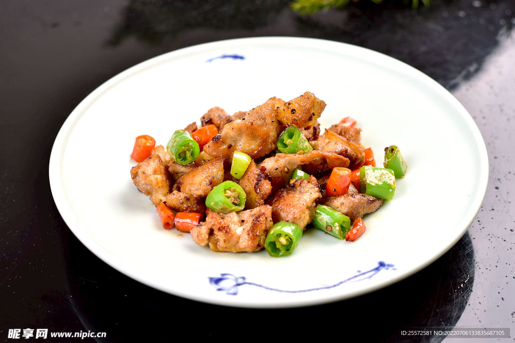 双椒鸡肉粒