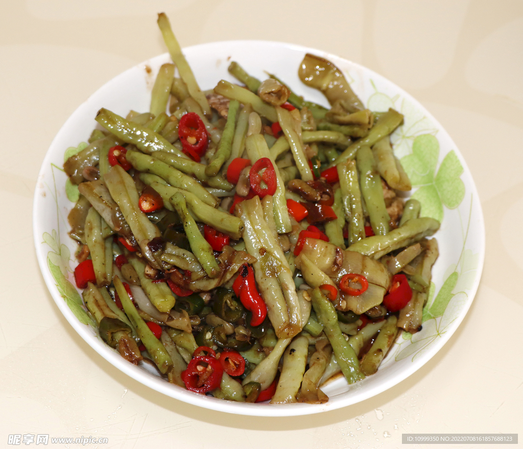 农家炒豆角