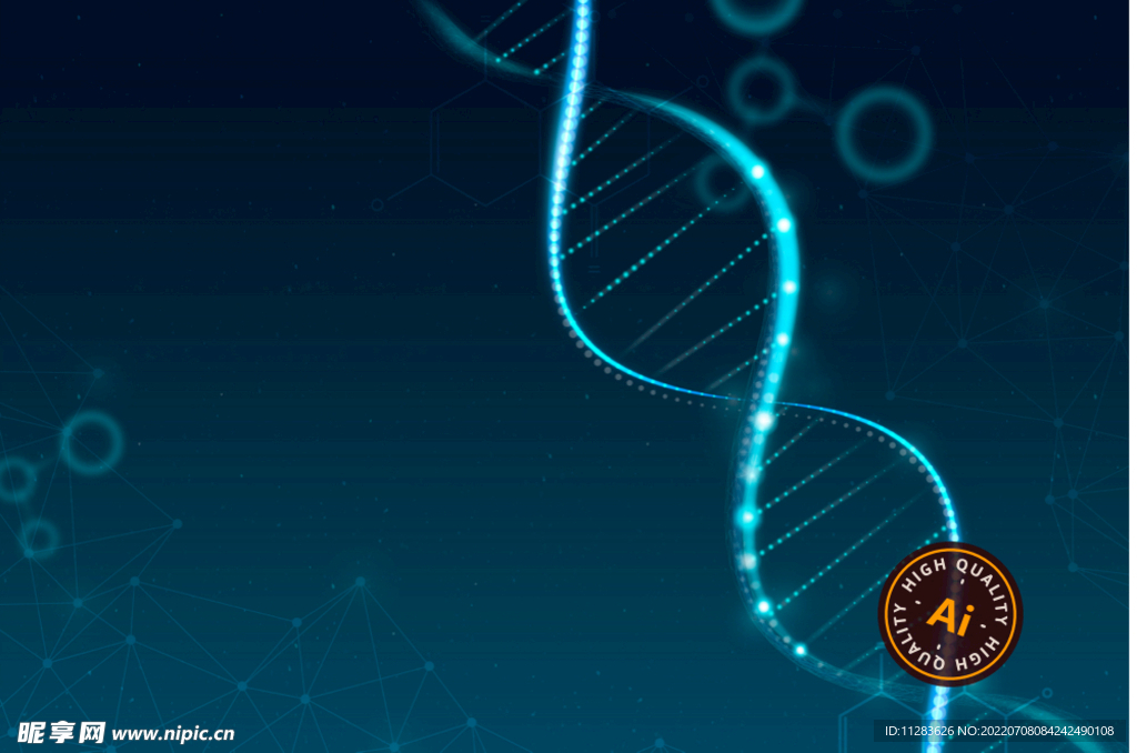 医疗DNA背景