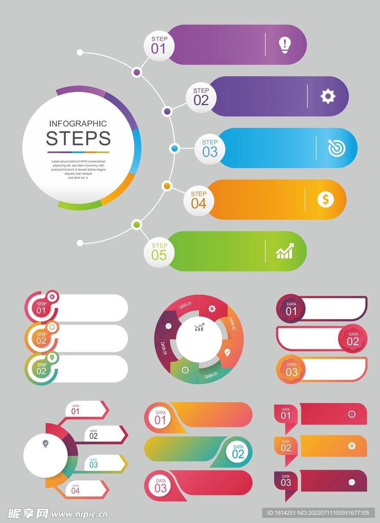 标题类目数据图表