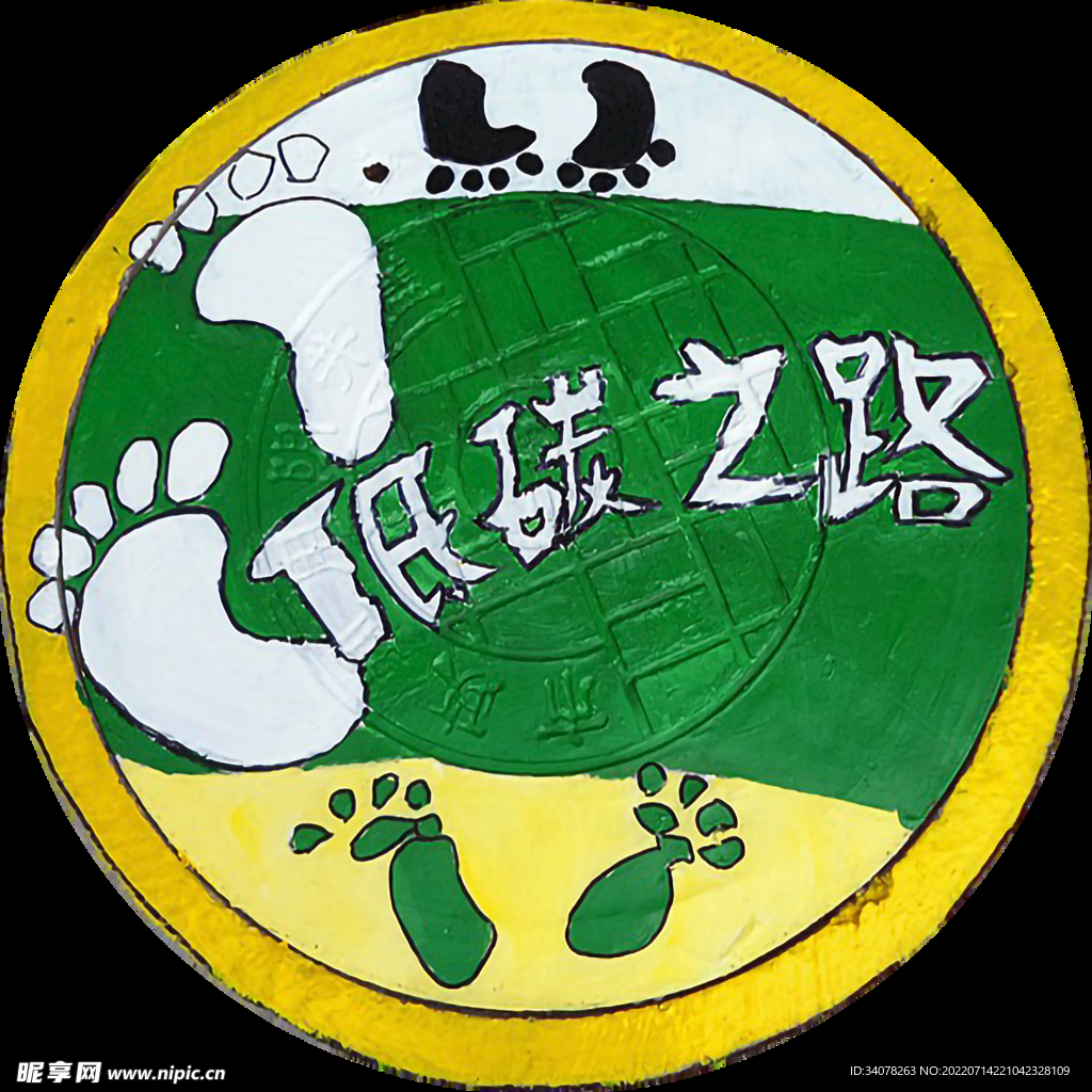 井盖涂鸦
