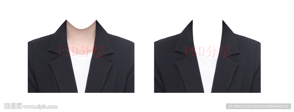 女人白T恤圆领西装