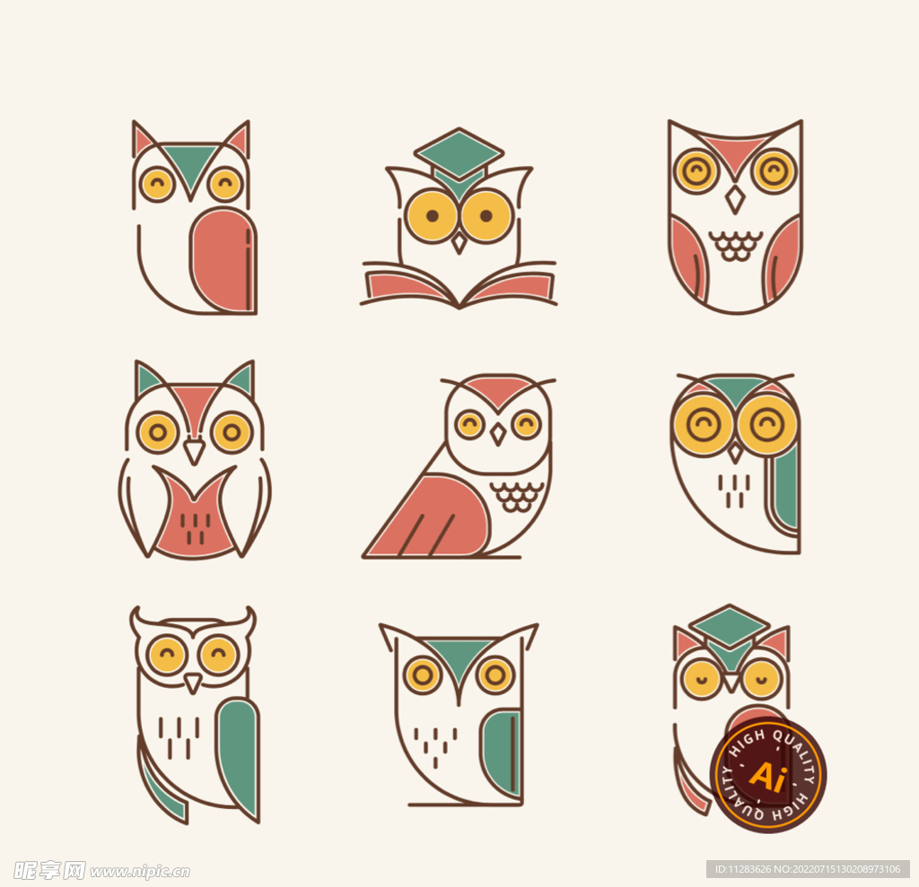 猫头鹰图标